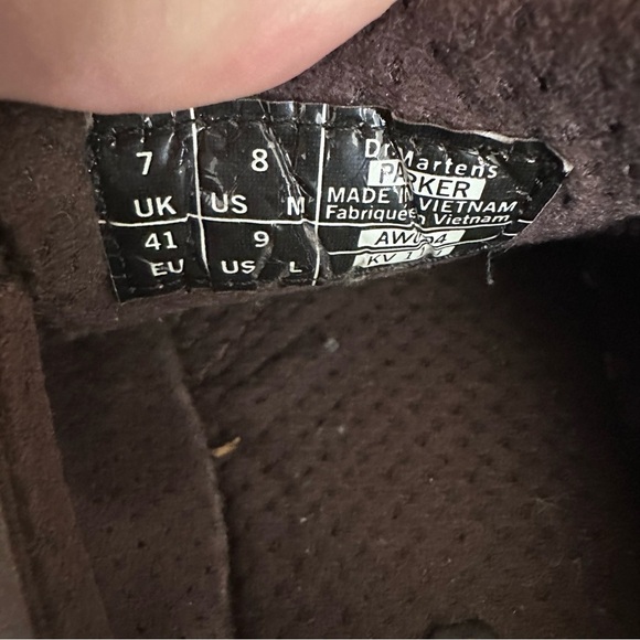 Dr. Martens Brown Casual Leather Oxford Shoes Chunky Y2K US Mens 8 Ladies 9 - Picture 10 of 10